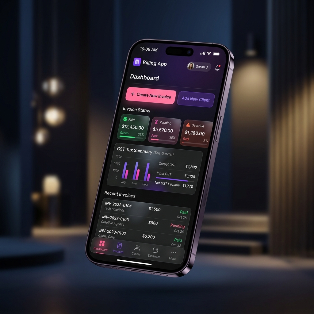 Billing App Screenshot