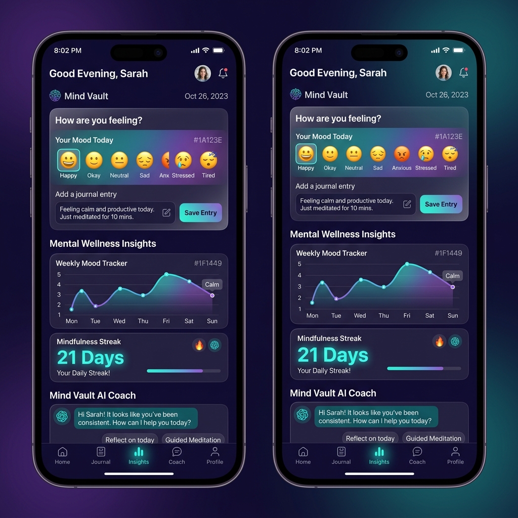 Mind Vault App Screenshot